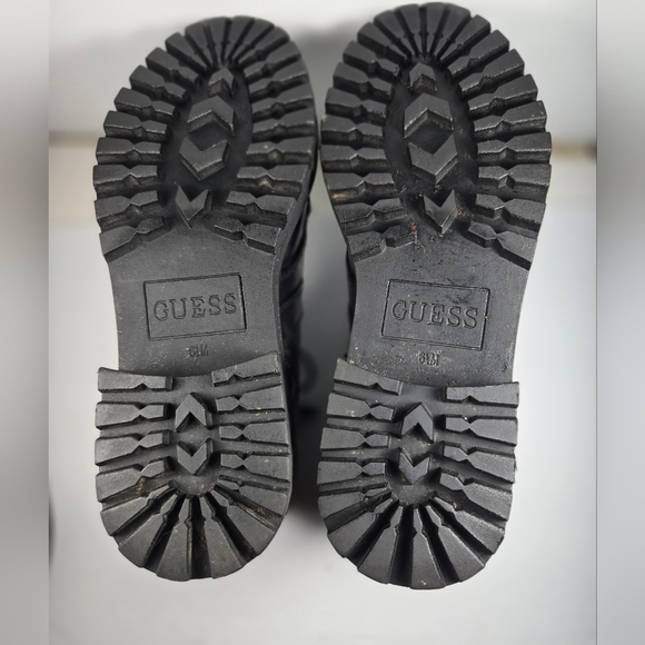 GUESS LOGO Combat Boot Size 6.5M - Picture 7 of 8